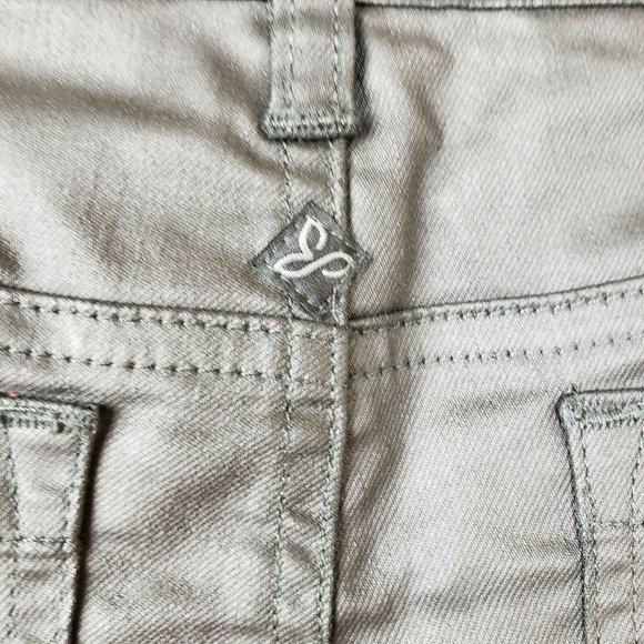 prAna NWOT womens sz 2 26 Jett Black Coated - Picture 4 of 7